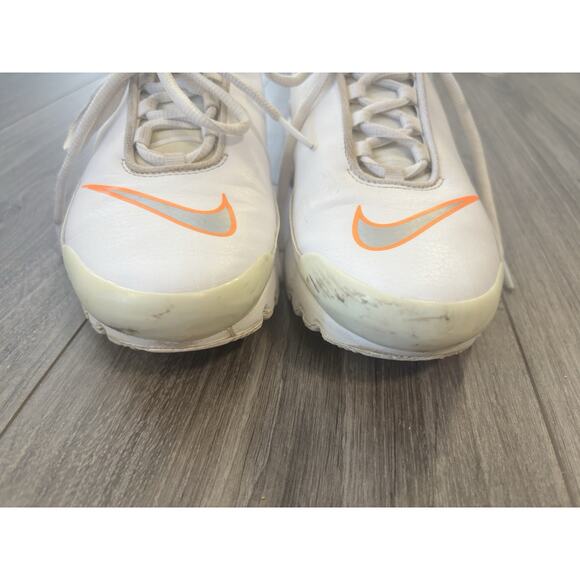 Nike Air Max Plus TN Ultra GS White Orange Size 6Y Women’s 7.5 Sneakers - Picture 4 of 10